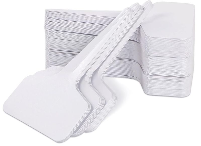 Garden Plastic Plant Tag Label 20 Per Pack White
