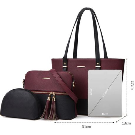 3 piece handbag set new arrivals