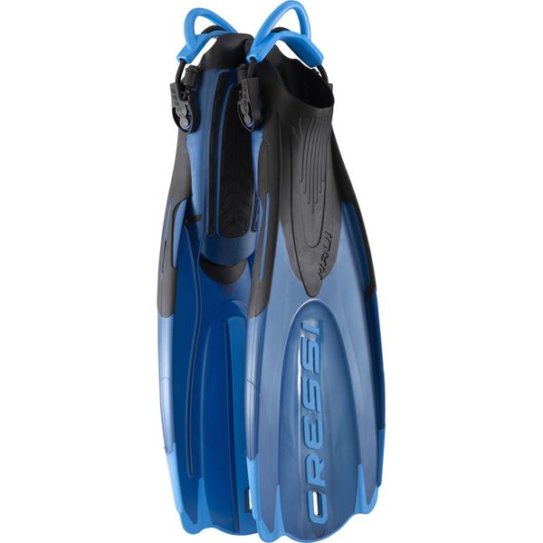 Cressi Maui Open Heel Snorkeling Fins - Lightweight Adjustable Bungee Strap