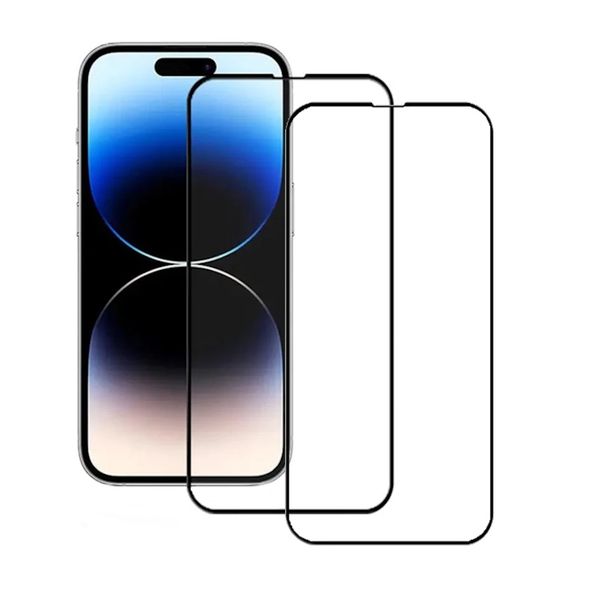 Ultra HD Tempered Glass Screen Protector For iPhone Series 15 - Pack of 2