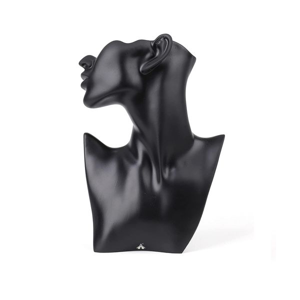 ALANES Necklace Display Stand Mannequin Earring Stand Bust Jewelry Stand