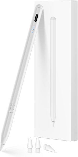 compatible with iPad 2018-2025, USB-C Fast Charging, Pixel-Perfect