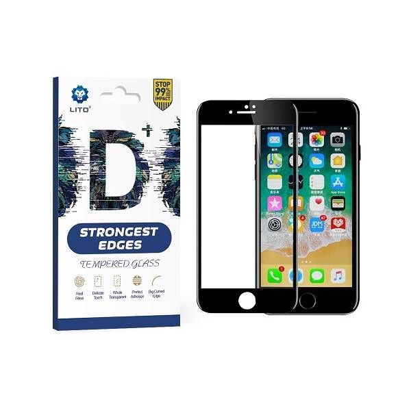 LITO iPhone 6 D+ Full Coverage Tempered Glass - Black
