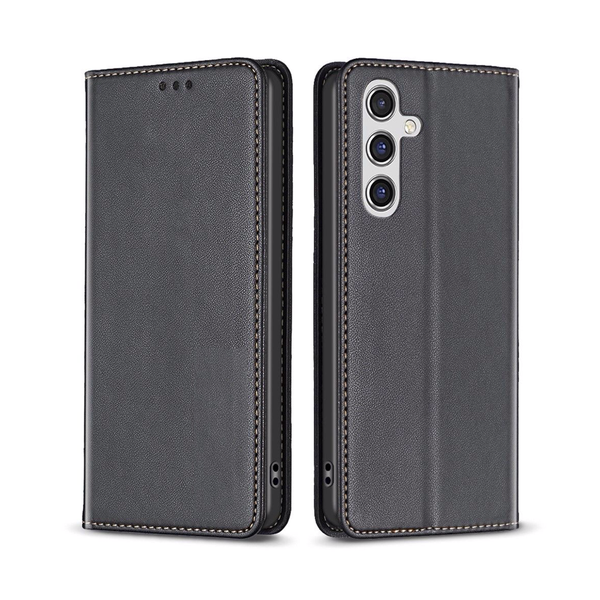 Flip Cover for Samsung Galaxy A25 - Book Cover In Black For Samsung A25