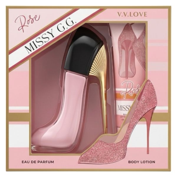 Pack of 2-V.V.LOVE Missy G.G Pink Pour Femme Premium Eau de Parfum Gift Set