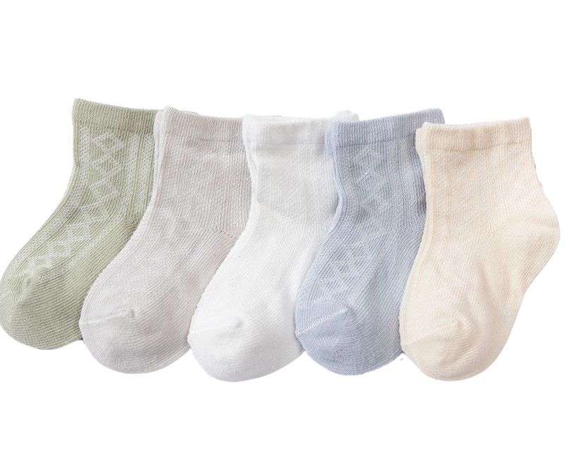 Boys Breathable Cotton Summer Socks (5 Pairs) (Multi) | Shop Today. Get ...