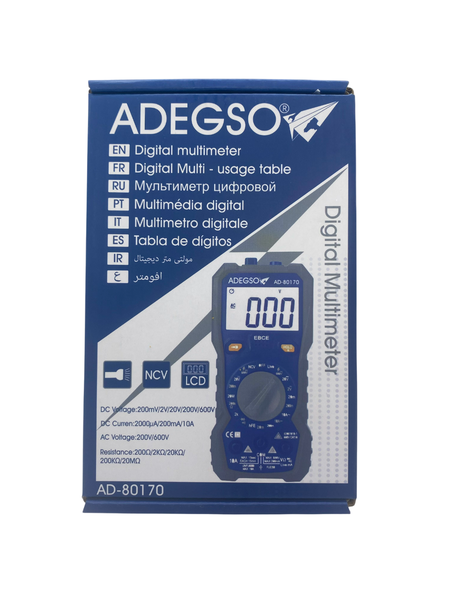 Adegso- Digital Multimeter- 200V/600V