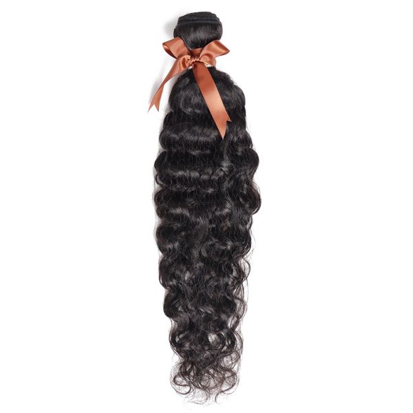 100% Brazilian Human Hair Water Wave Curly Brazilian Hair Bundles 10 Inch