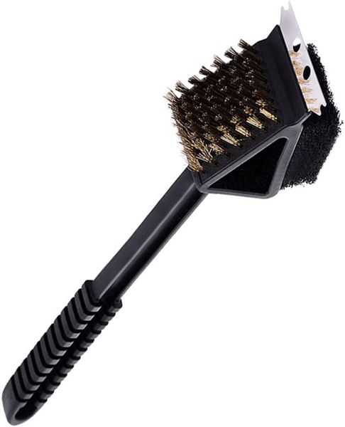 3 Sides BBQ Grill Brush and/or Scraper