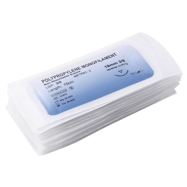 Needle Suture Monofilament Thread Suture Practice Kit 3/0