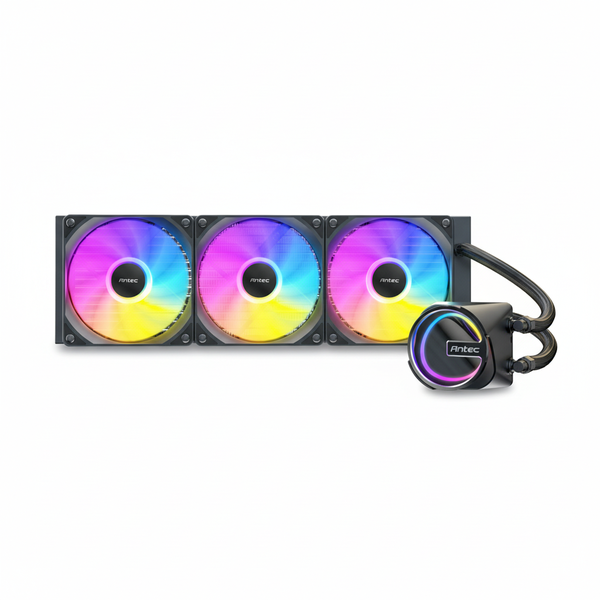 Antec 360mm ARGB Liquid CPU Cooler with 3x 120mm Fans - Black