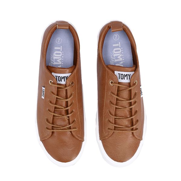 Tomy Fara Lace Up Sneakers - Tan
