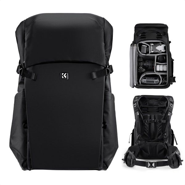 K&amp;F Star Wander (Black) 30L Adventure Photographers Backpack | KF13.206V1