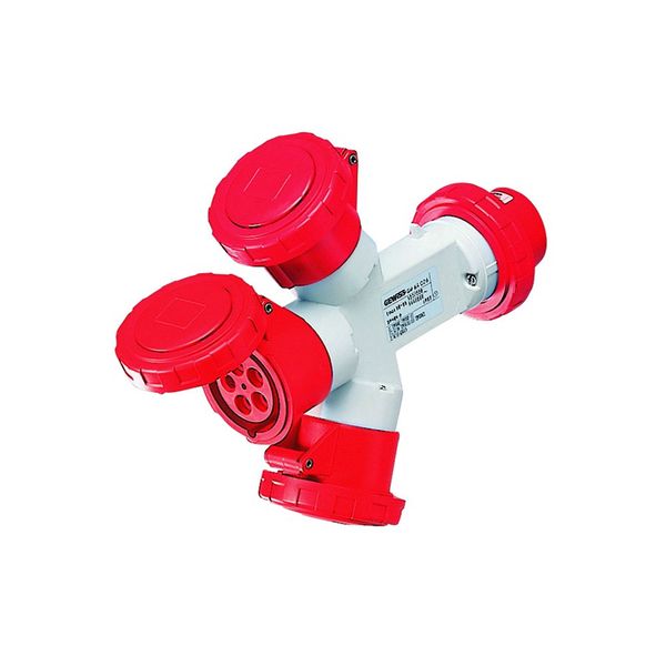 Gewiss - 16A 3P+N+E 400V Mobile 3-Outlet Socket IP67