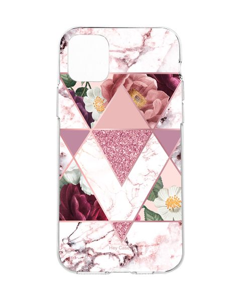 Hey Casey! Protective Case for iPhone 11 - Marble Floral