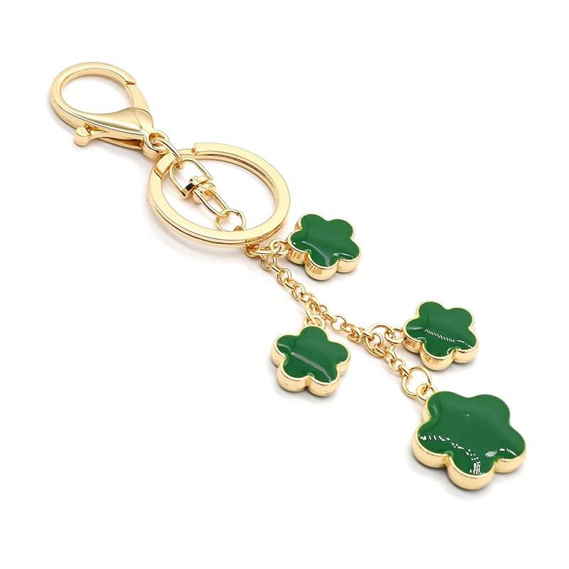 Flowers Charm Key Chain for Purse Car Pendant Handbag Decoration