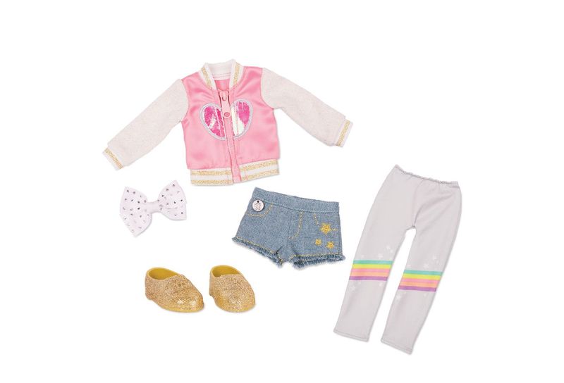 Glitter Girls Deluxe Puffy Coat-Have A Gradient Day for 14" Dolls