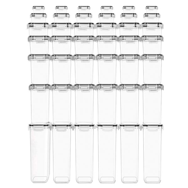 42 Piece Airtight Food Storage Container with Lid Set Kitchen Organizers