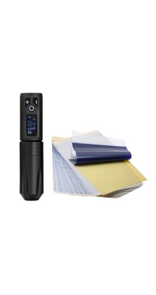Rotary Battery Tattoo Pen With Thermal Transfer Copies Sheet