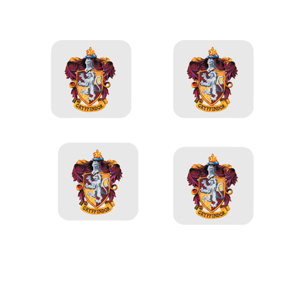 BG - Gryffindor 4 Pack Rubber Coasters