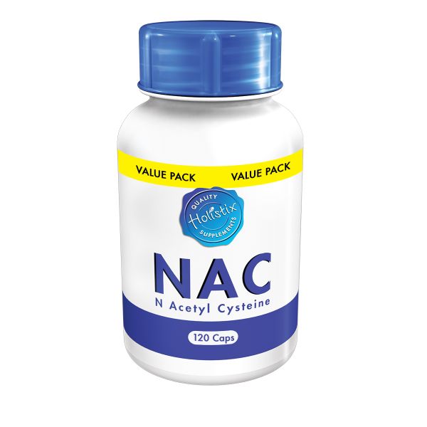 Holistix NAC 500mg 120 cap (ValuePack)