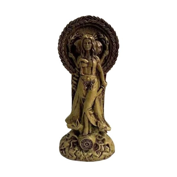 Greek Mythology Hecate Resin Statue - Home Decorative Ornament