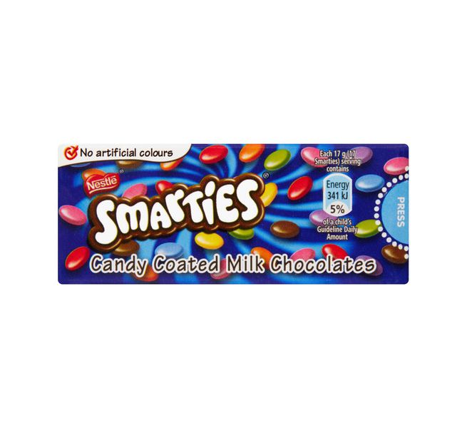 Min Smarties - Box of 24 - (24 x 17g)