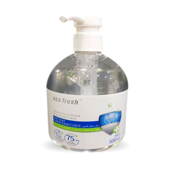 Eco Fresh Hand Sanitizer 75% Alcohol Pack Of 3 - 500ml