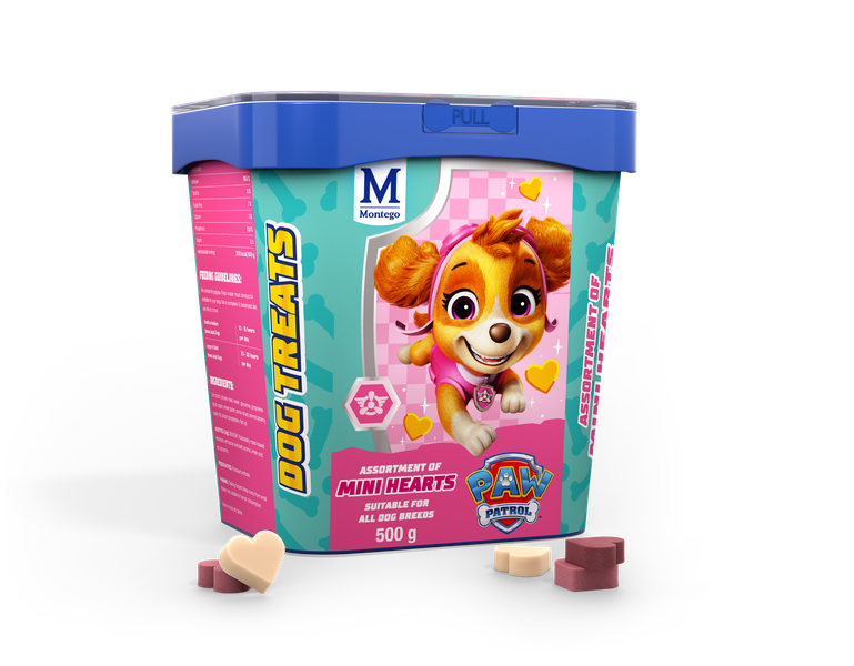 Montego PAW Patrol Assorted Mini Hearts 500g
