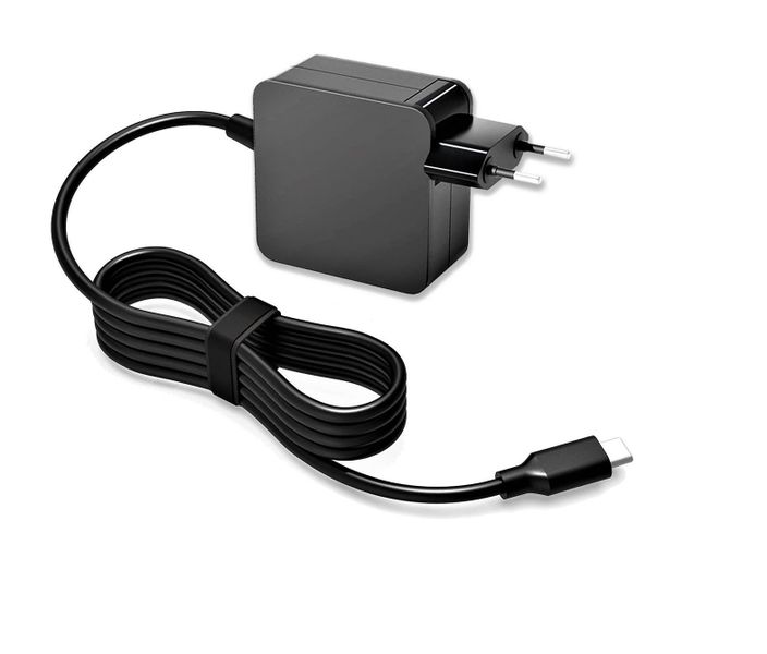 Replacement Lenovo 45wType C Charger Compatible With Lenovo- Black