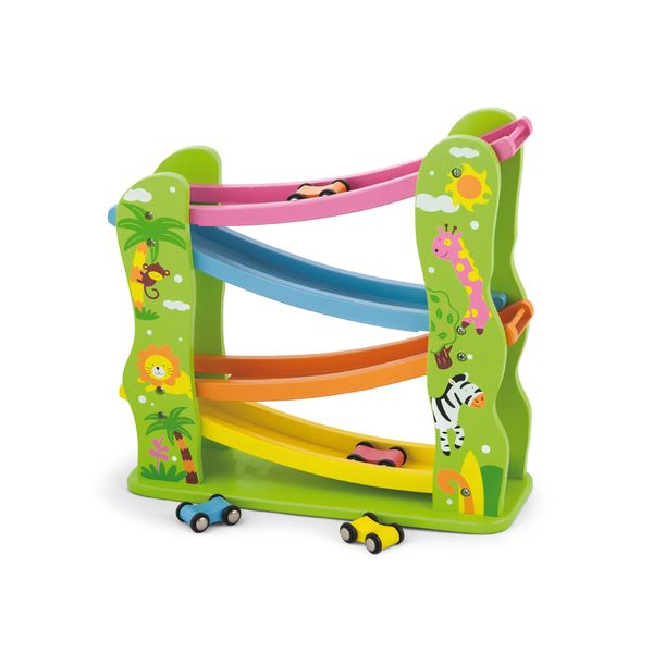Viga Car Ramp Slider - Race Down The Track with 4 Cars