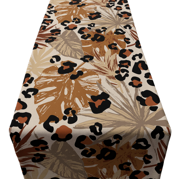 Animal Print Table PVC Runner