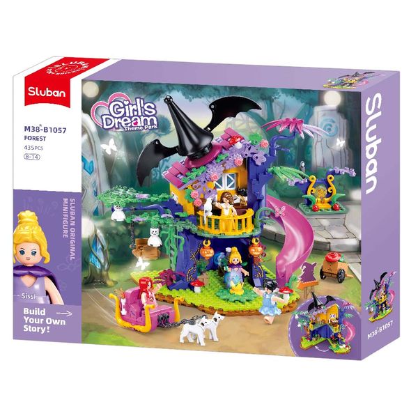 Sluban Building Set: Girls Dream - Magical Tree House - 435 Pieces