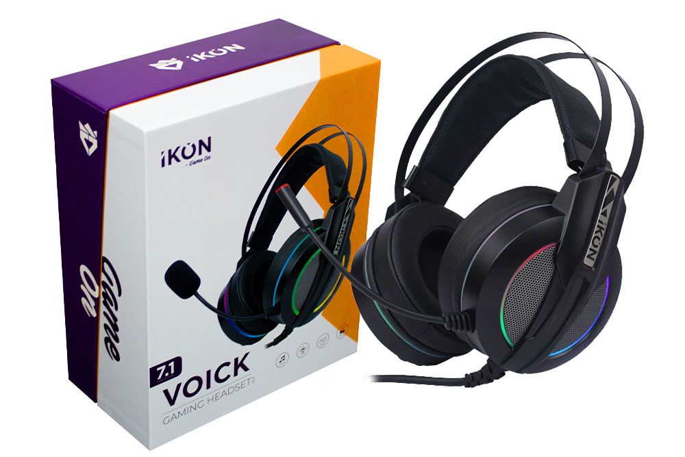 IKON VOICK 7.1 Surround Sound Gaming Headset Buy Online in South