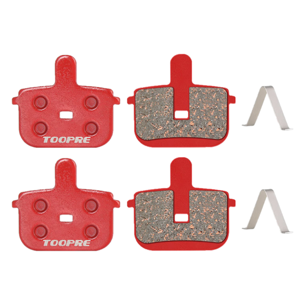 Toopre Bicycle Twin Pack Resin Semi Metal Disc Brake Pads TP-11E