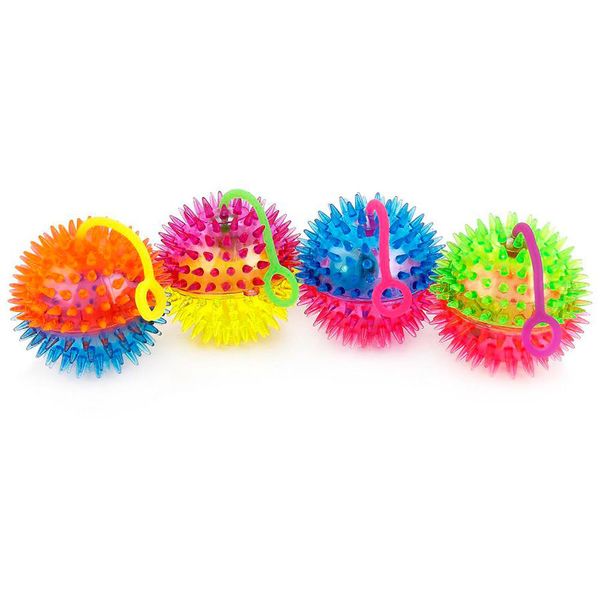Flashing LED Spikey Anti Stress/Fidgeting Toy Ball