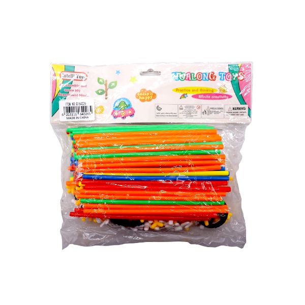 Plastic Straw Constructor STEM Building Straws Educational Toys - 190 Piece