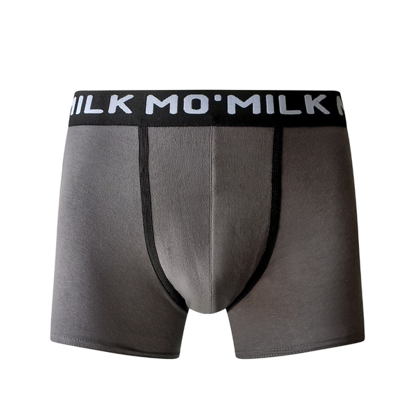 MO'MILK Basic Grey Boxer-Brief