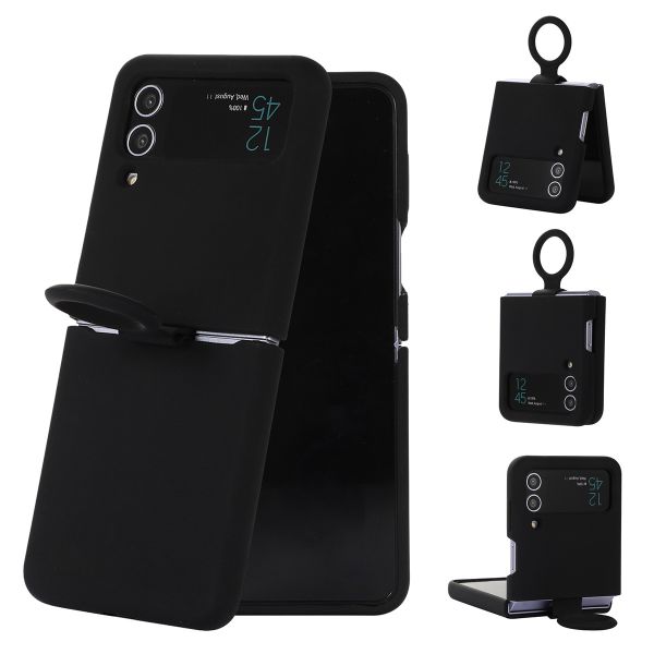 Phone Case Compatible With Galaxy Z Flip 4 Liquid Silicone Soft Cove