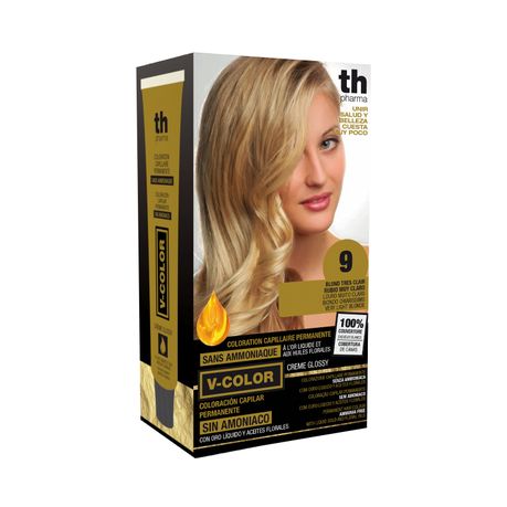 V-Color Permanent Hair Dye – Ammonia Free. Very Light Blonde - 9 | Buy  Online in South Africa 
