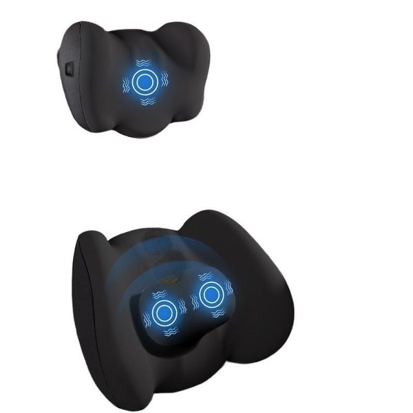 Car Electric Massage Waist Back Cushion 3D Kneading