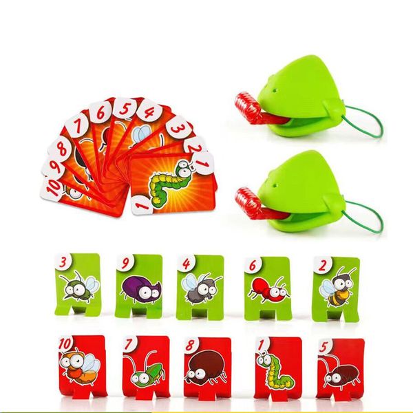 Olive Tree - Lizard Tongue Mask Card Desk Party Toy Set