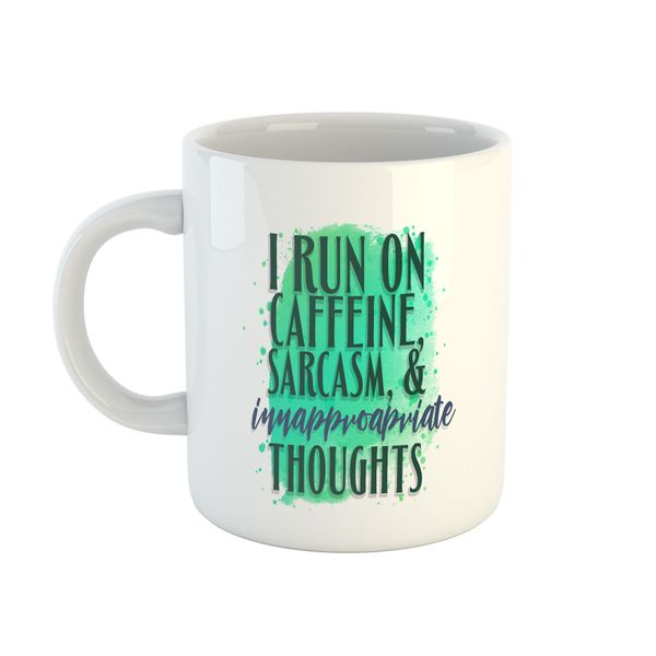 Mug Sarcastic - I Run On