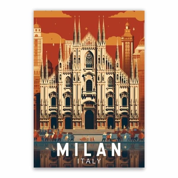 Milan Italy Poster - A1