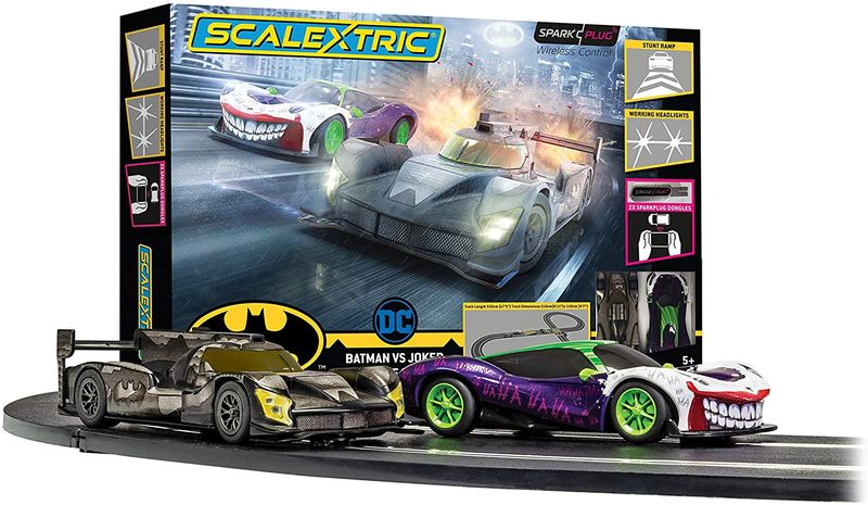 Scalextric-Batman vs Joker Set-C1415T