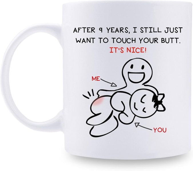 Wanna touch ur butt-Mother's day-Father's day-Valentines-Christmas Mug