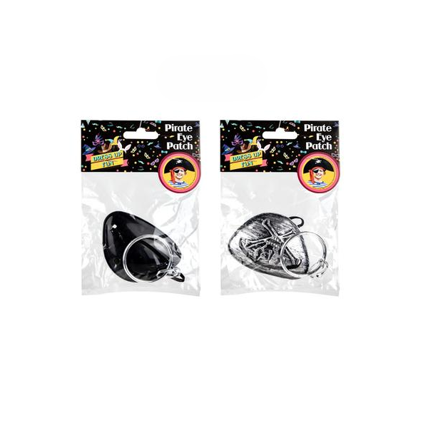 Dress Up Pirate Eye Patches - Set Of 10
