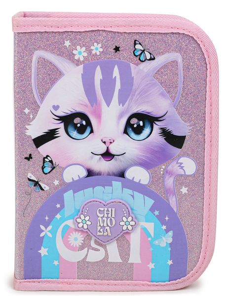 Chimola Kids Glitter Lucky Cat Pencil Box