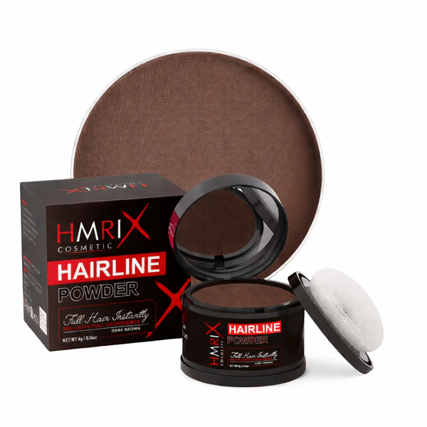 HMRIX Hair Shadow Powder Kit - Dark Brown Scalp Concealer