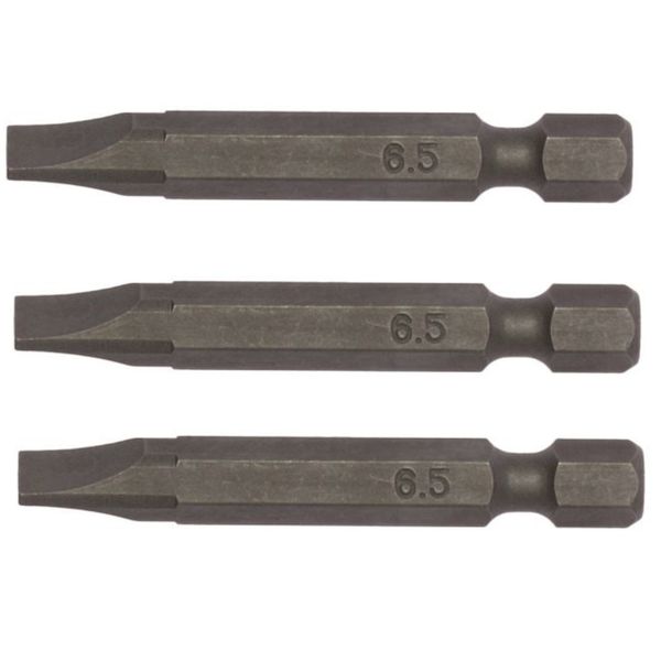 TengTools - 3PC 1/4''Hex 1.2X6.5MM Flat Bit 50MM - FL5012A03